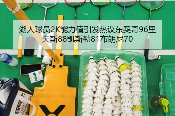 湖人球员2K能力值引发热议东契奇96里夫斯88凯斯勒81布朗尼70
